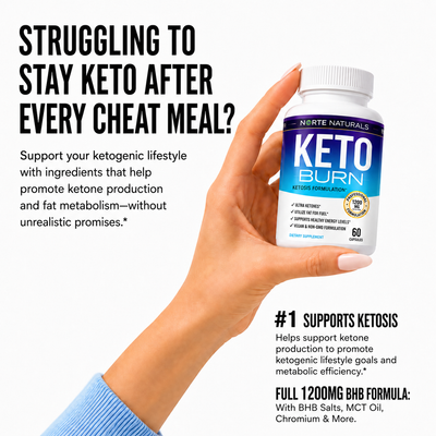 keto Burner Carb Blocker 1200mg — Keto & Glucose Support