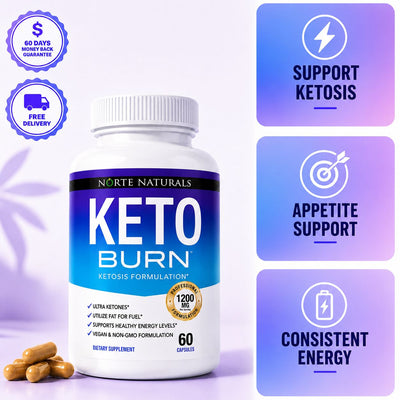 keto Burner Carb Blocker 1200mg — Keto & Glucose Support
