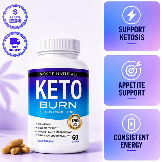 keto Burner Carb Blocker 1200mg — Keto & Glucose Support